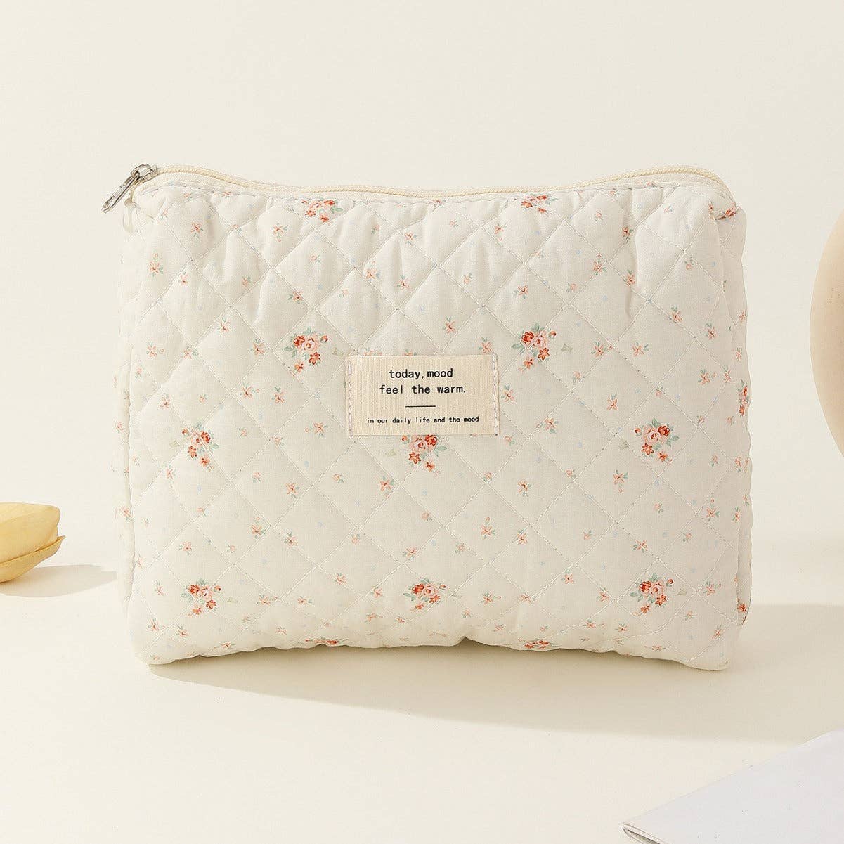 Floral Print Quilted Bag