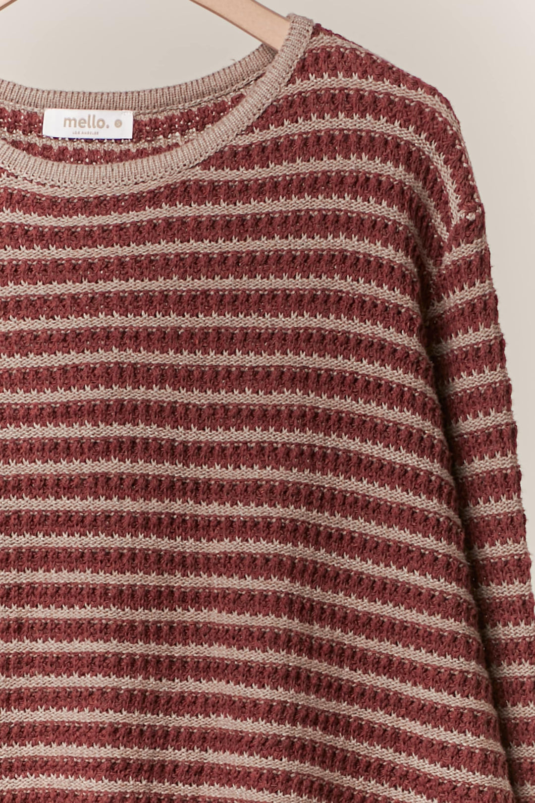 Striped Relaxed Fit Sweater - Baycreek & Co