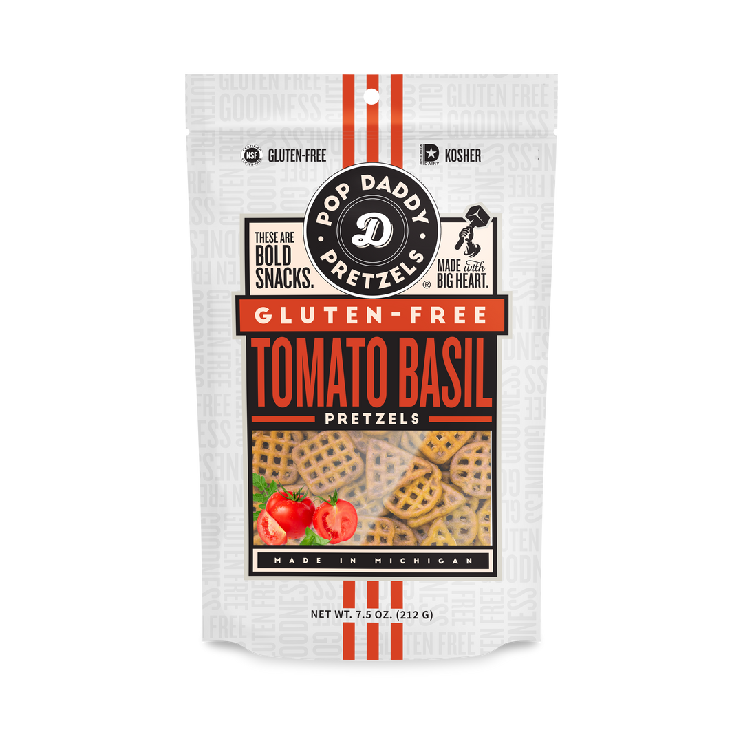 Gluten-Free Tomato Basil Pretzels 7.5 oz