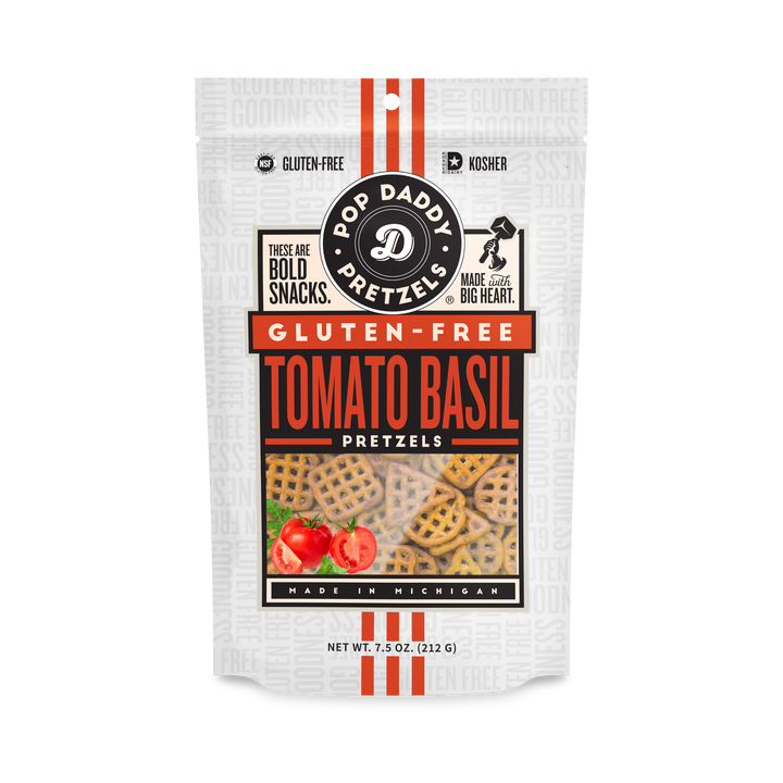 Gluten-Free Tomato Basil Pretzels 7.5 oz
