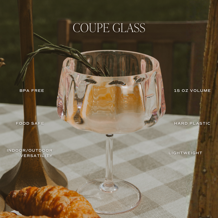 Outdoor Plastic Coupe Drinkware - Home Decor - Baycreek & Co