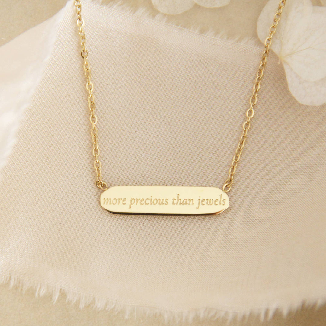 More Precious Than Jewels Necklace