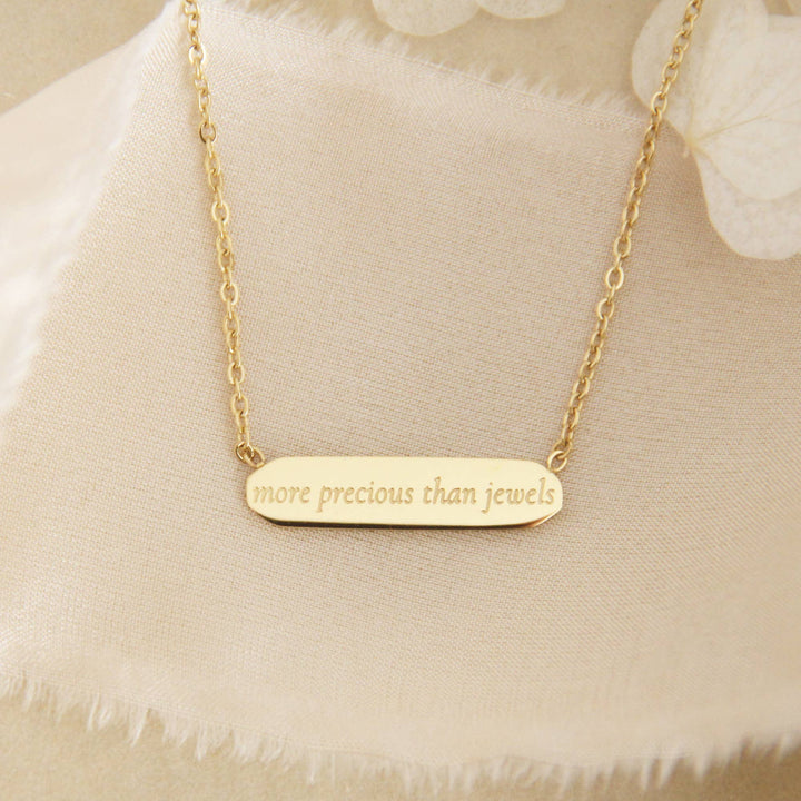 More Precious Than Jewels Necklace