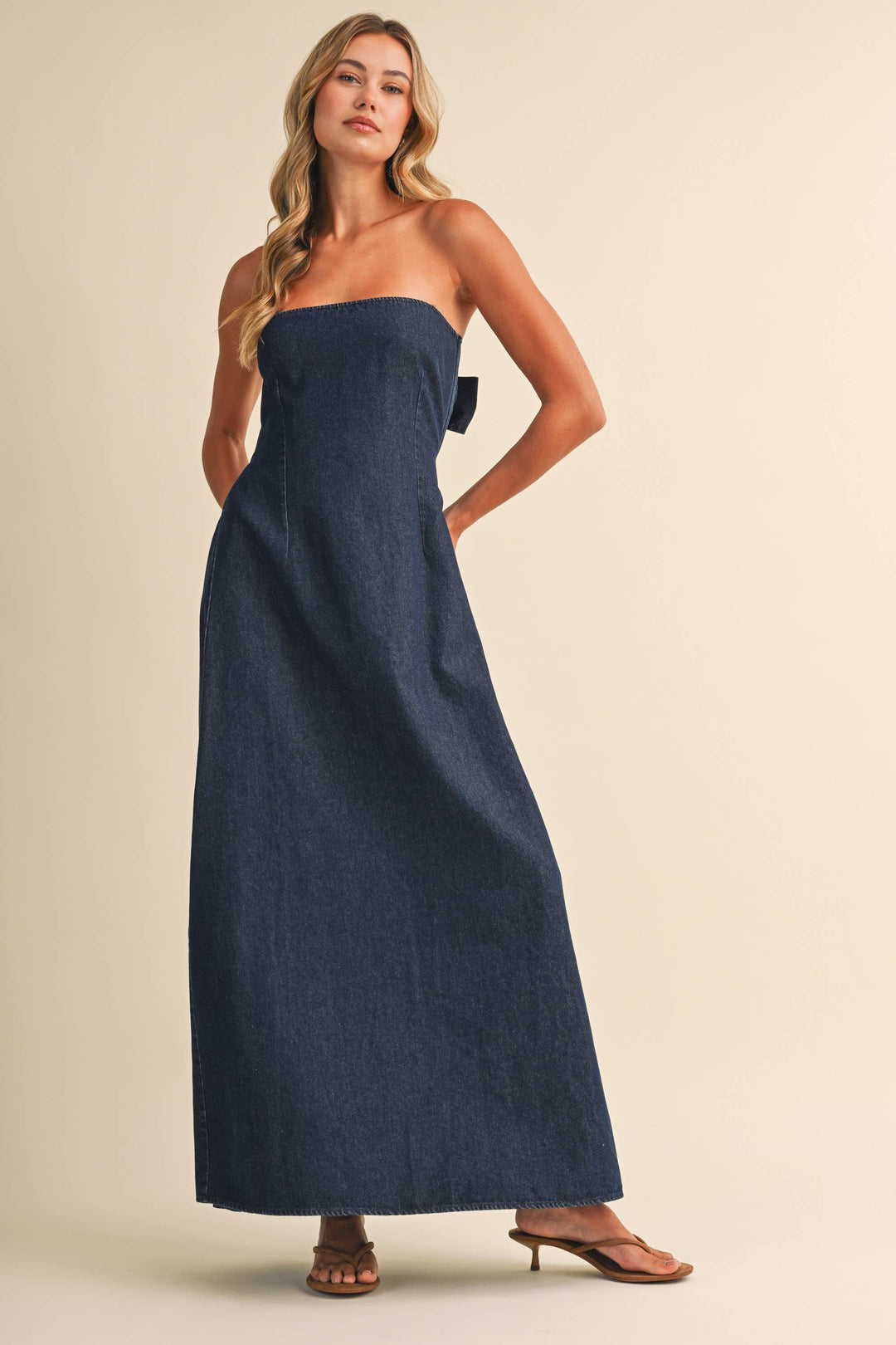 Kennedy Denim Maxi Dress