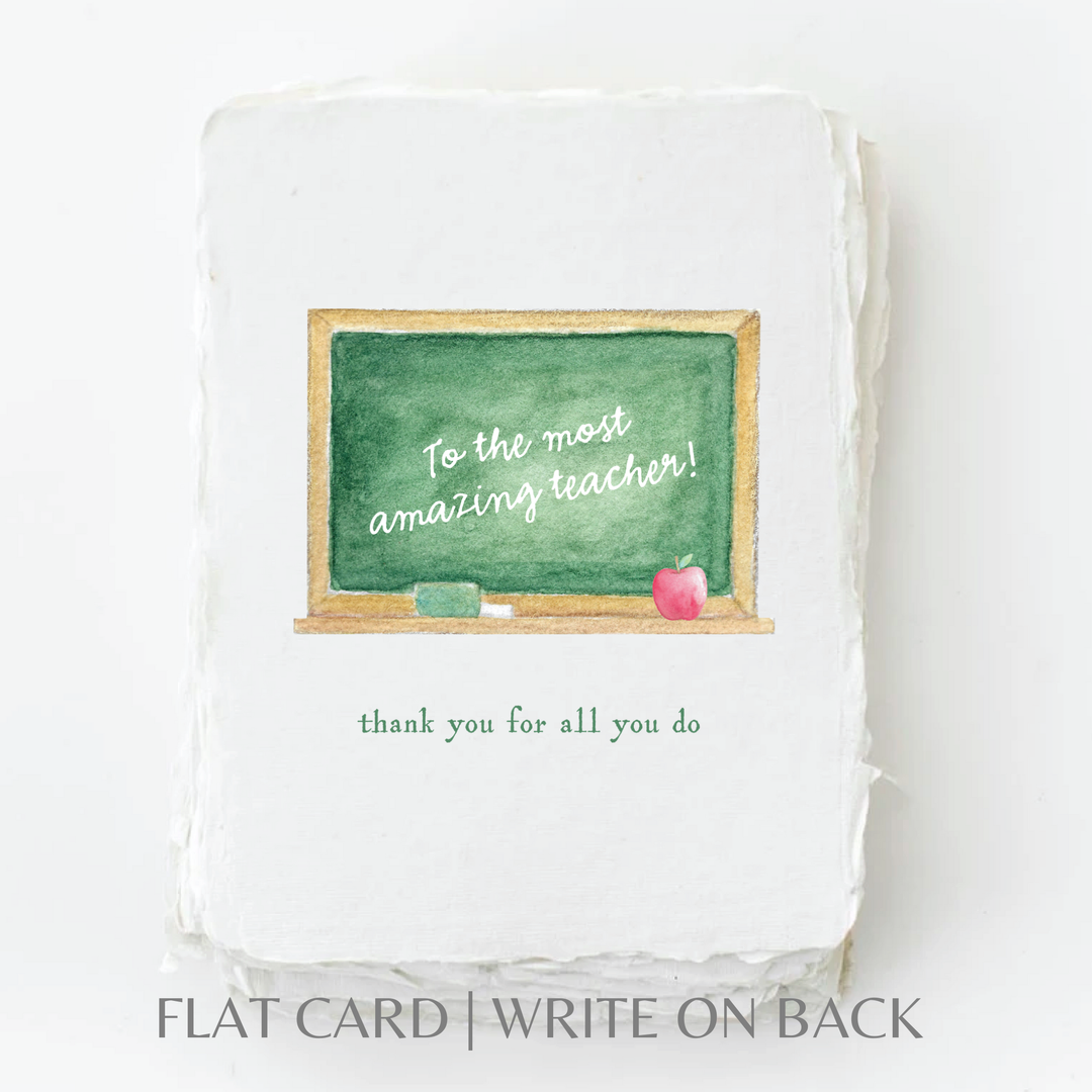 Chalkboard Amazing Teacher Appreciation | Greeting Card - Baycreek & Co