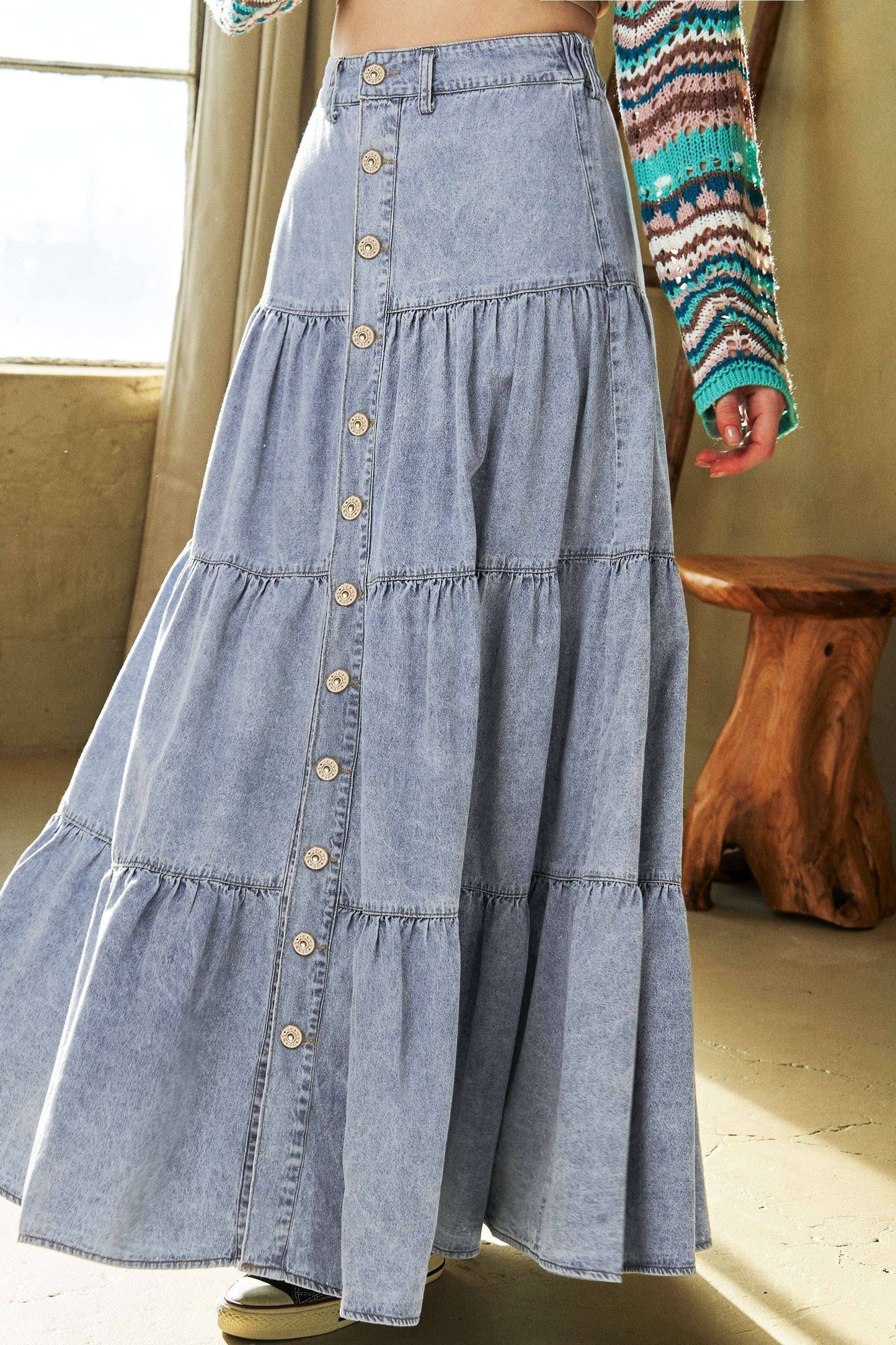 Darby Denim Skirt