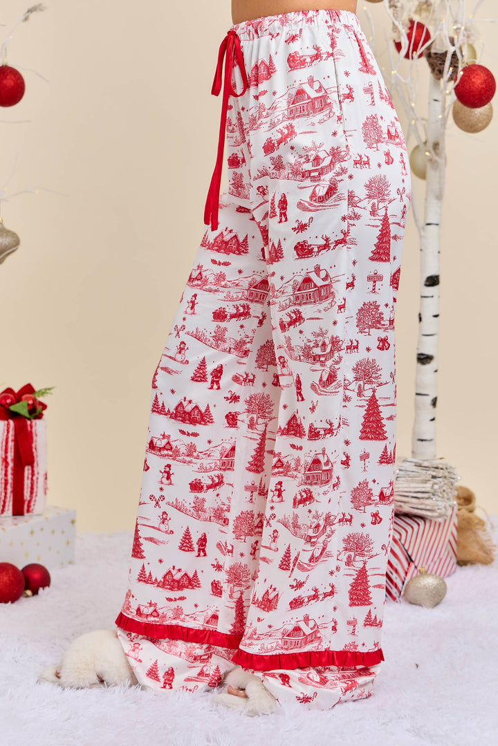 Festive Bow Pajama Set