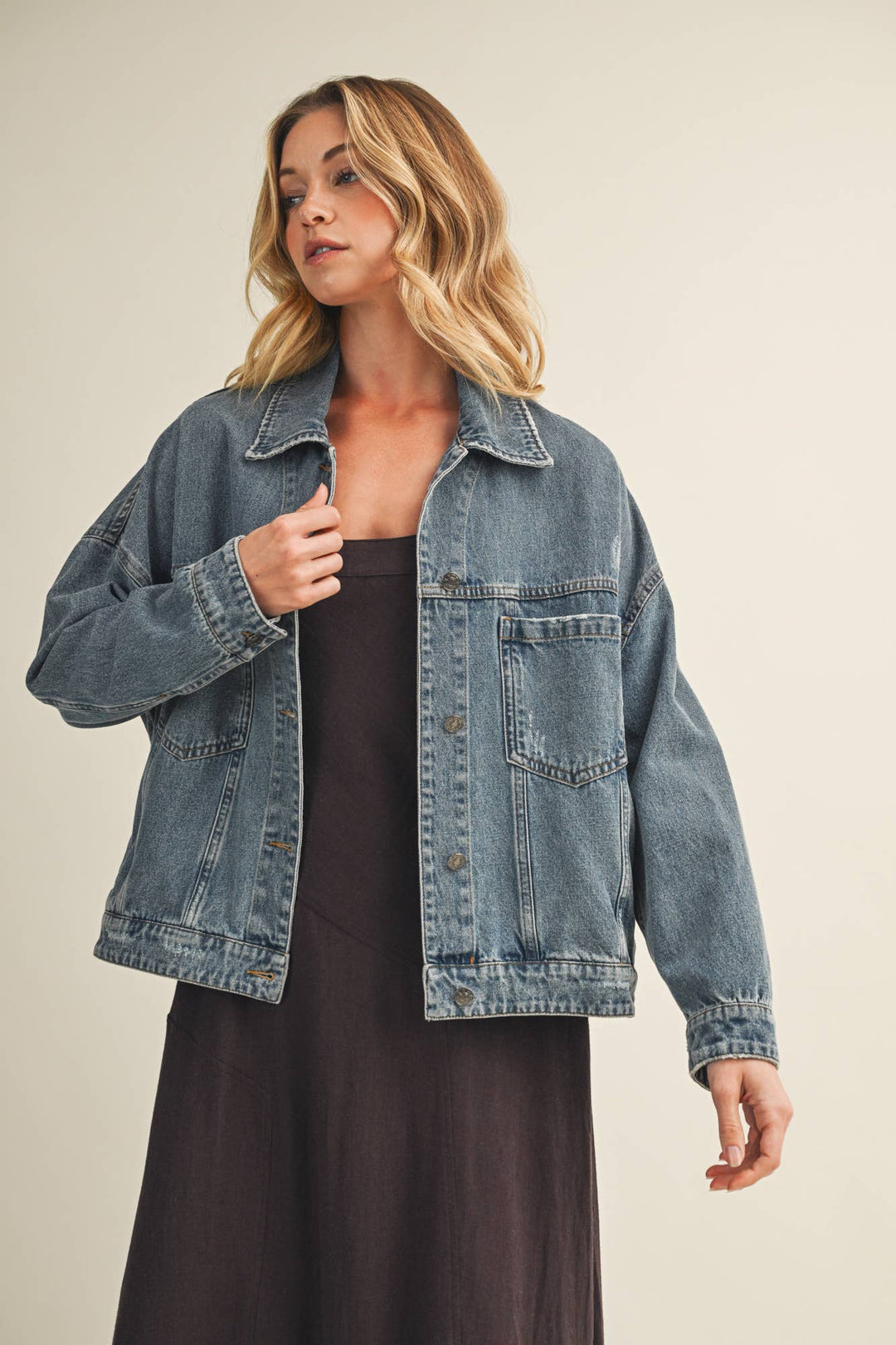 BACK PLEATED JACKET - Baycreek & Co