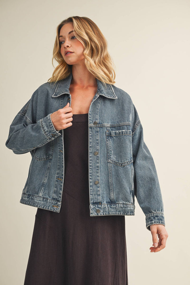 BACK PLEATED JACKET - Baycreek & Co