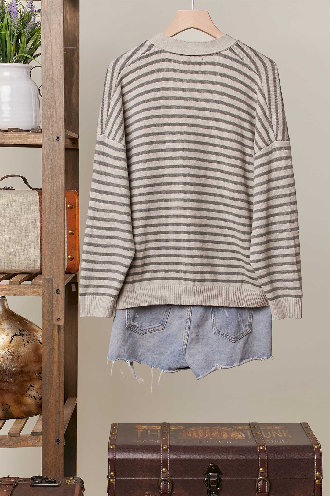 Hazel Stripe Cardigan