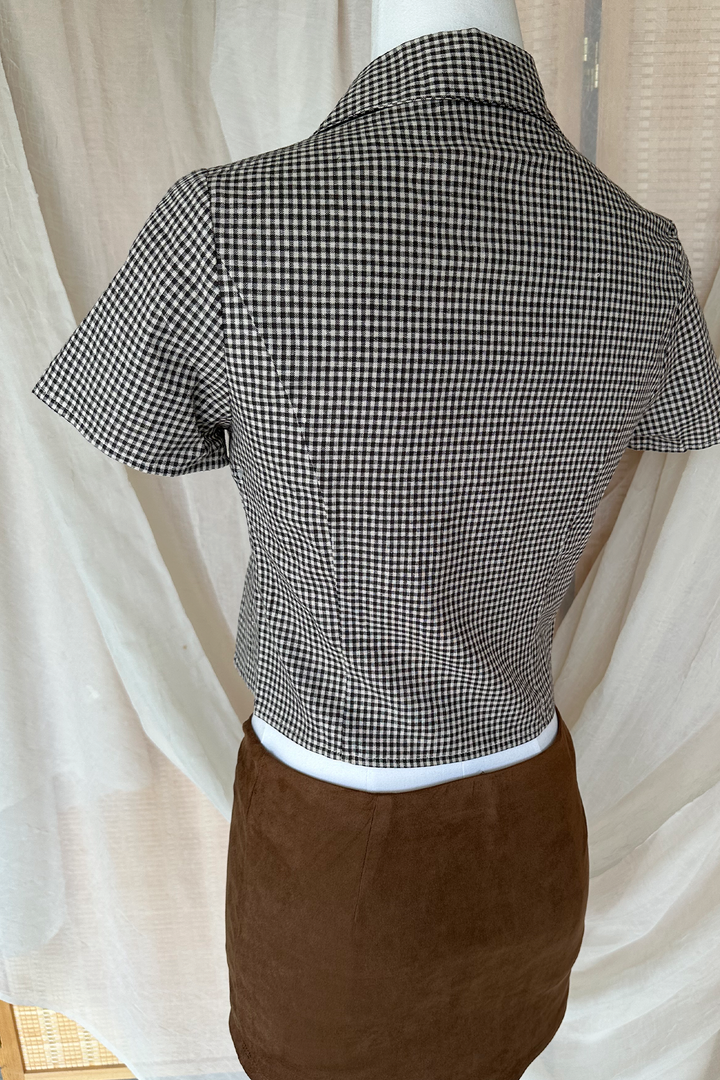 Marlowe Gingham Top - Baycreek & Co
