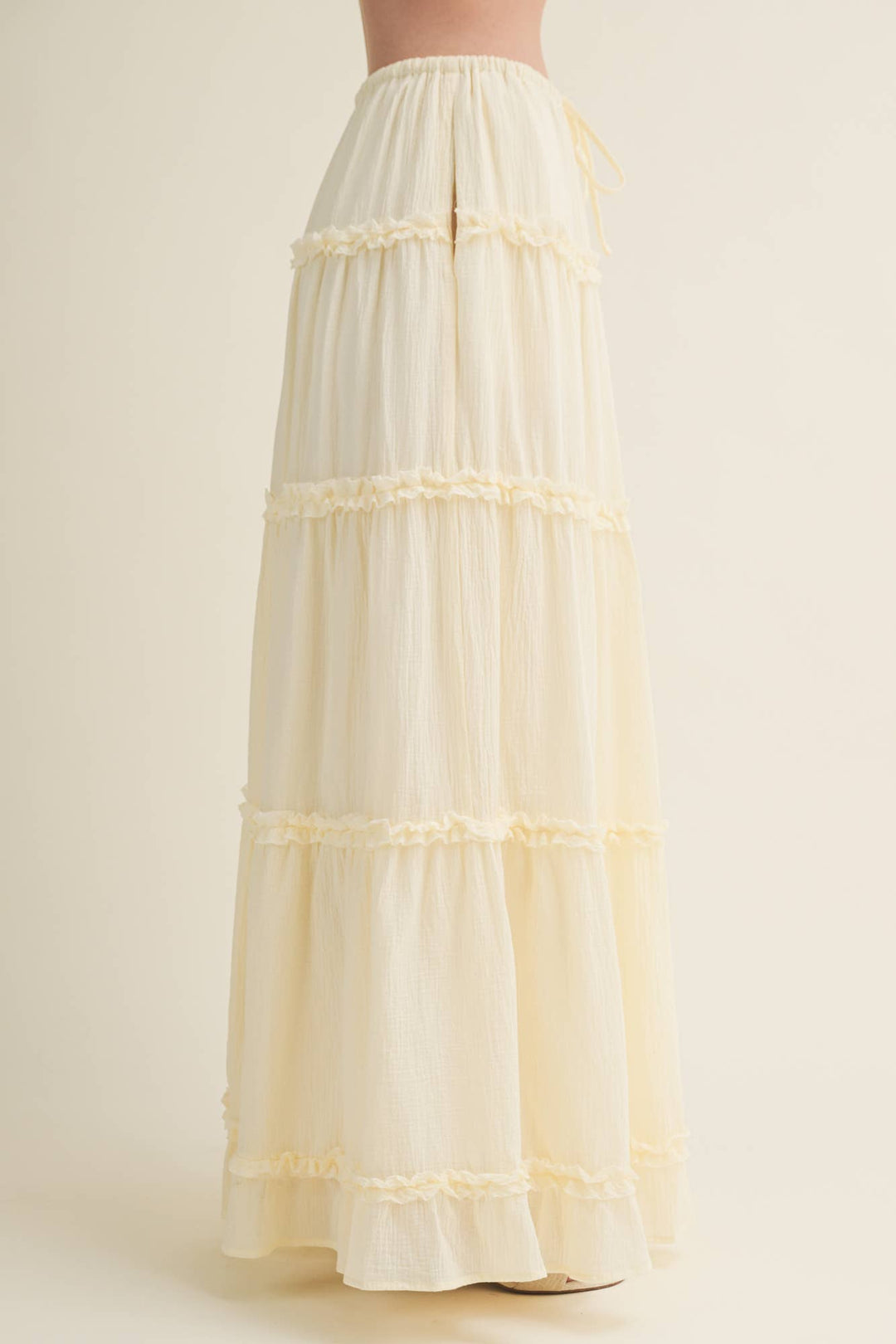 Ruffle Tier Maxi Skirt - Baycreek & Co