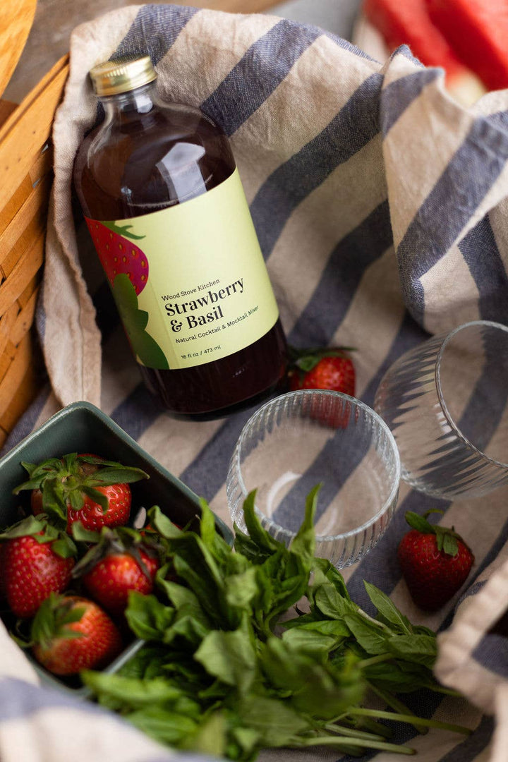 Strawberry & Basil Cocktail - Baycreek & Co