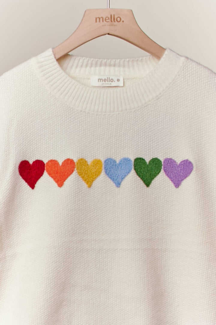 Hearts in Color Sweater