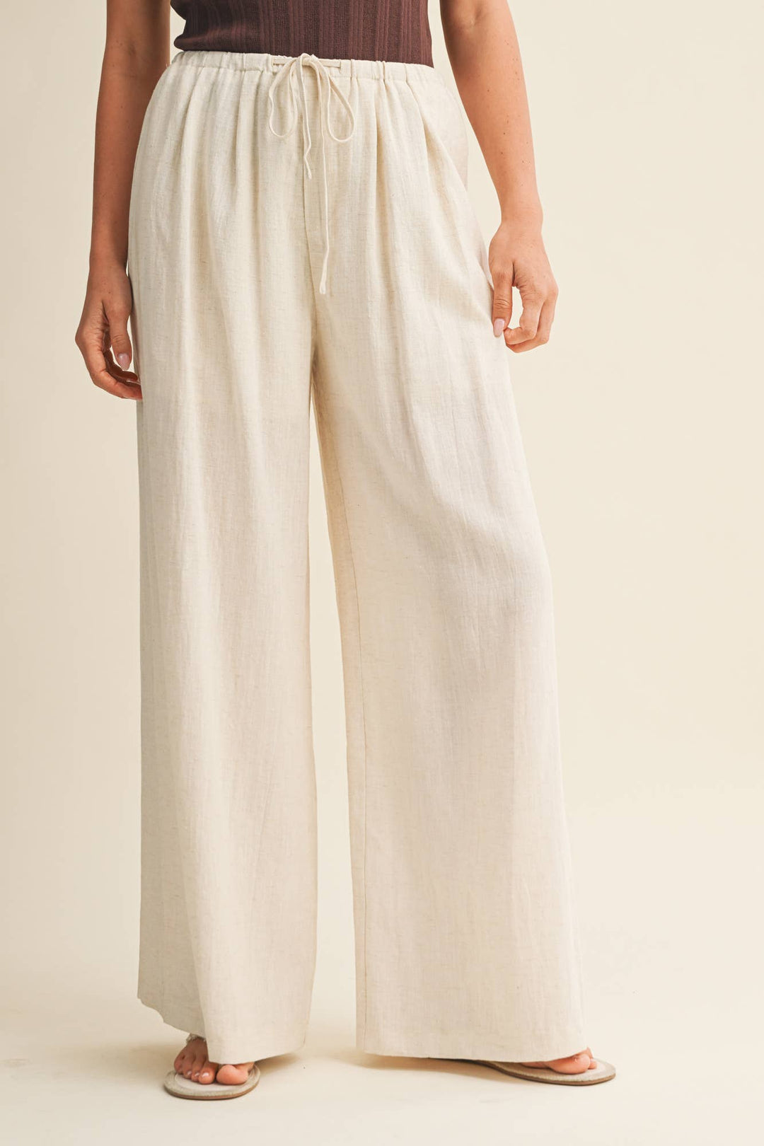 Lacy Linen Bottoms - Baycreek & Co