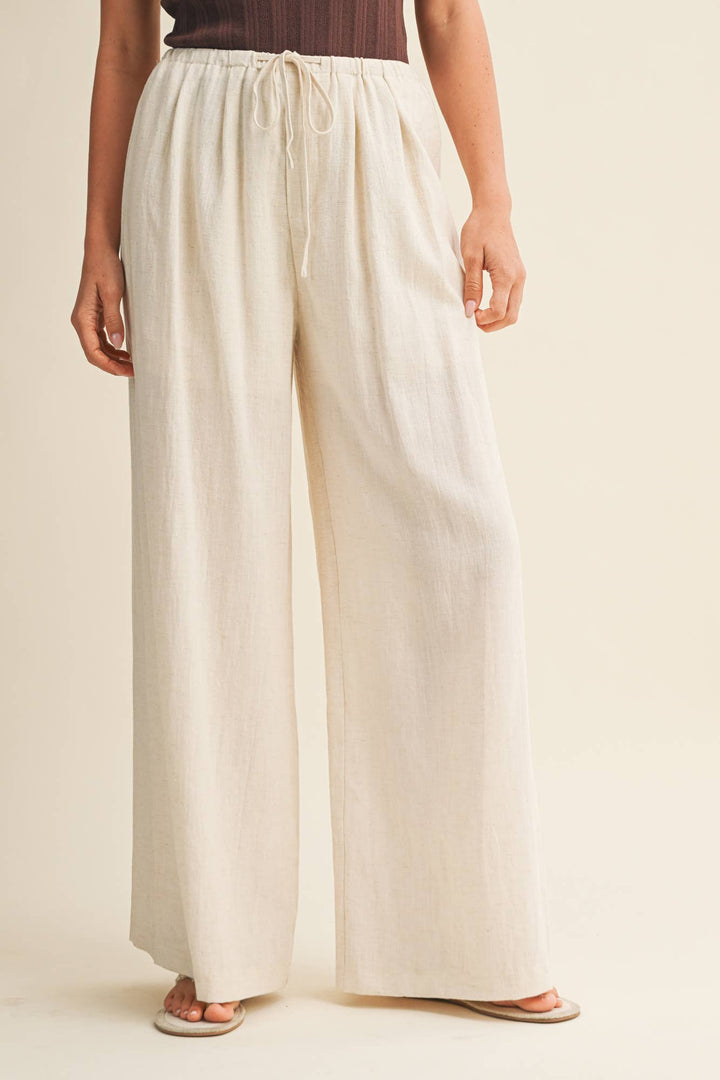 Lacy Linen Bottoms - Baycreek & Co