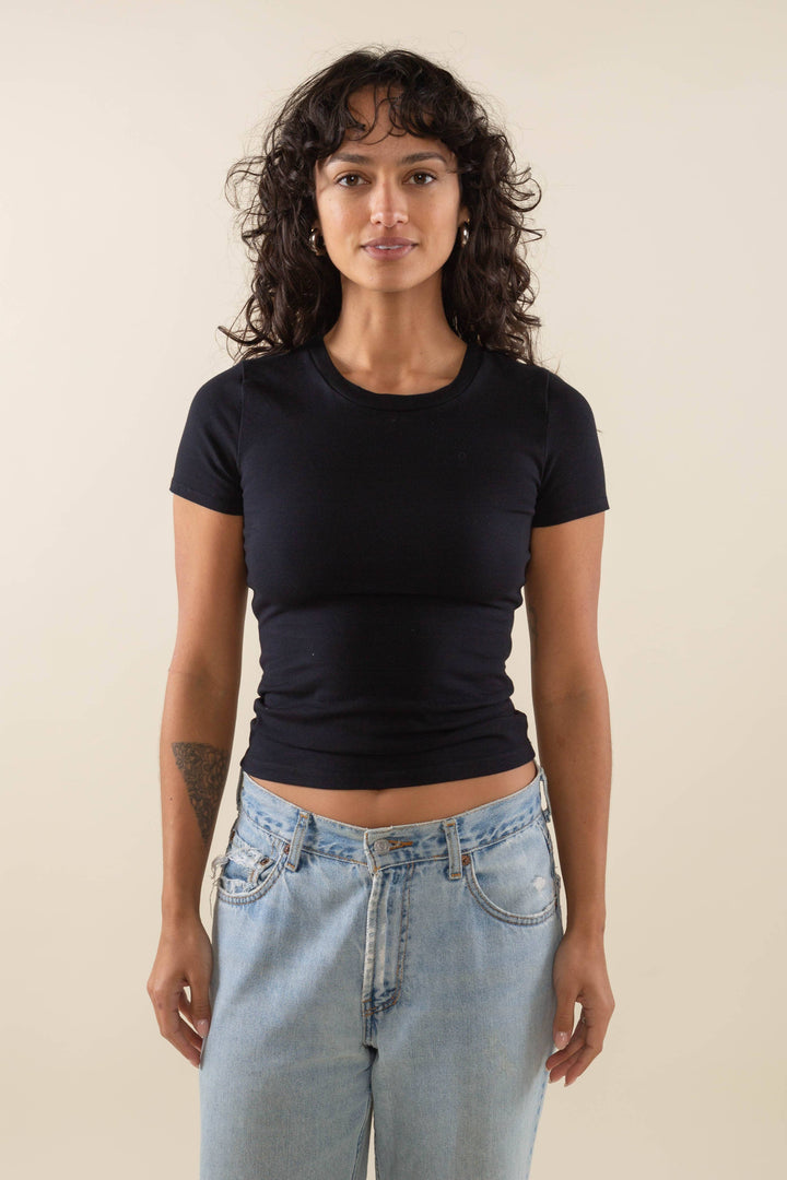 The Frame Tee-Black
