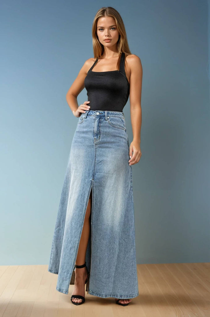 The Westin Denim Skirt