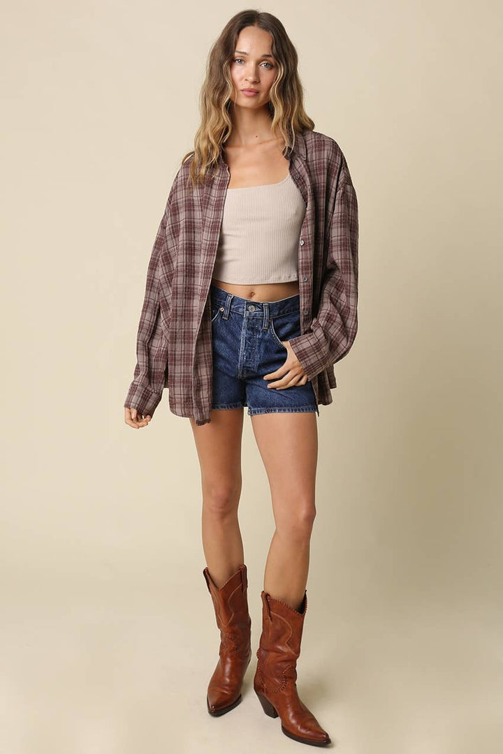 Spencer Plaid Oversized Shirt