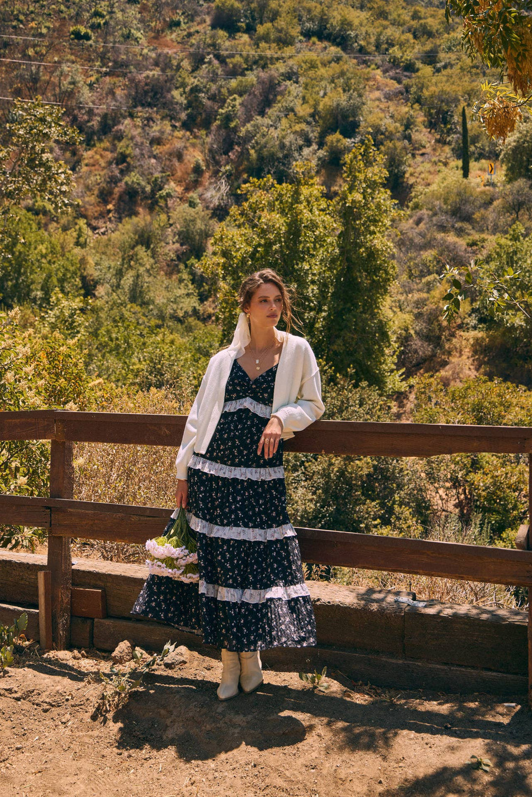 TIMELESS LAYERING WAFFLE SWEATER CARDIGAN IN BALLOON SLEEVES - Baycreek & Co