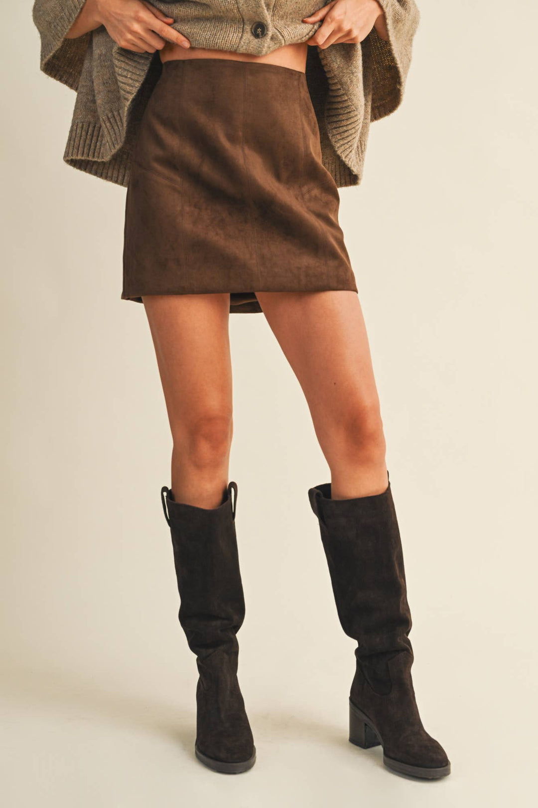 Ashford Suede Skirt
