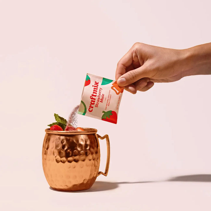 Strawberry Mule Cocktail/Mocktail Mixer