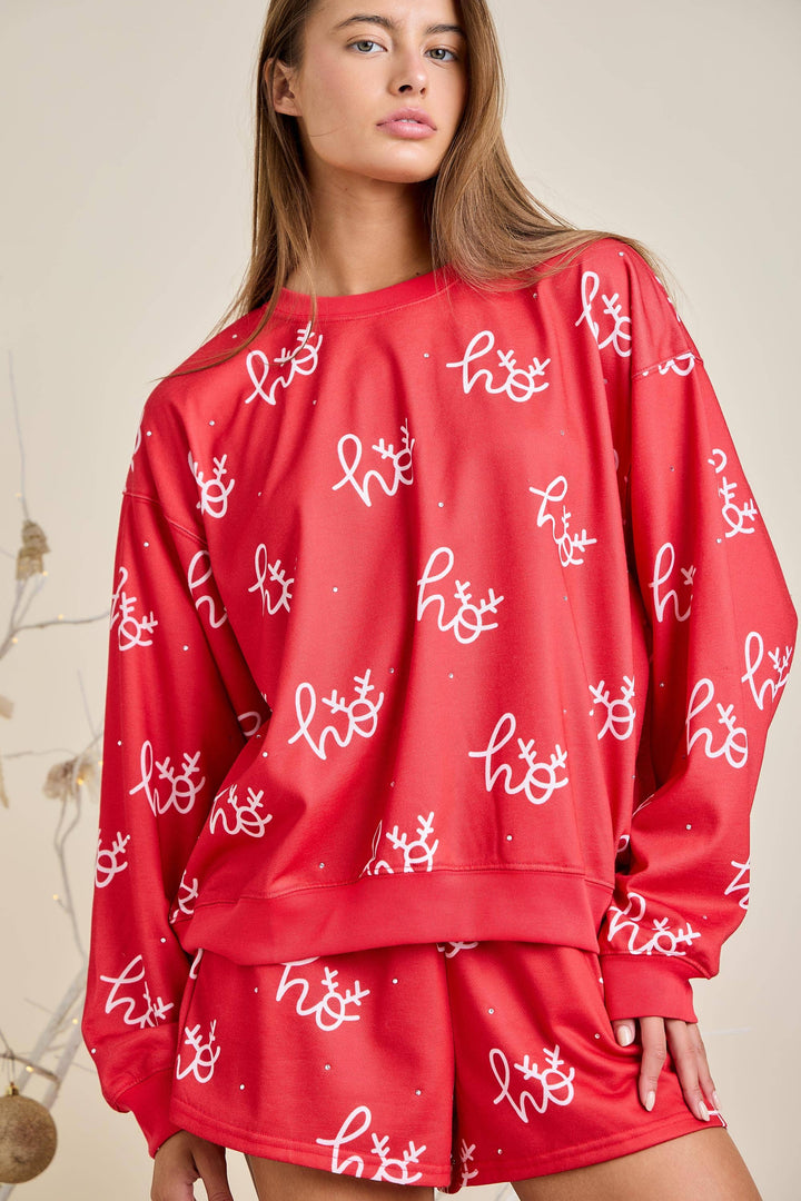 Blitzen Ho Ho Long Sleeve