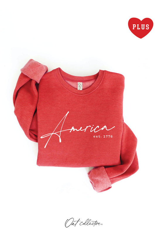 AMERICA Plus Graphic Sweatshirt