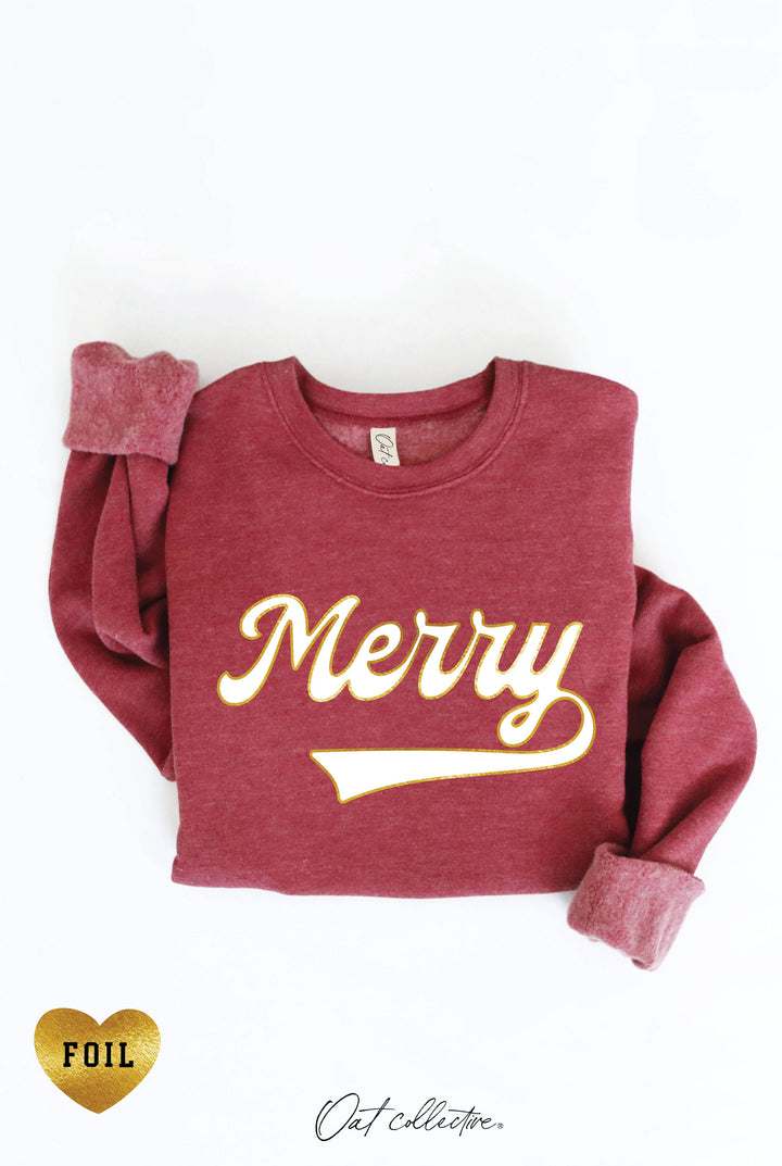 Merry Foil Sweatshirt