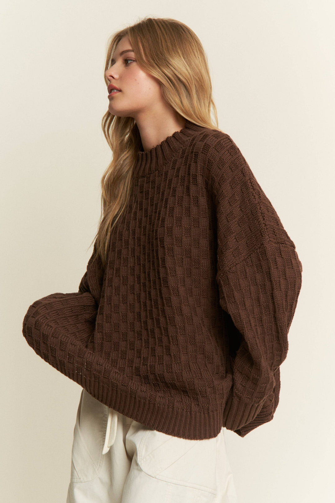 Oversized Brown Bear Sweater - Baycreek & Co
