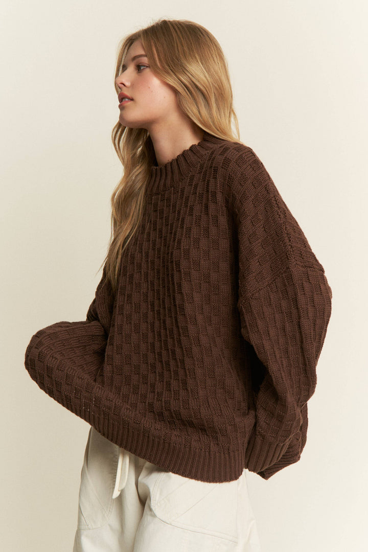 Oversized Brown Bear Sweater - Baycreek & Co