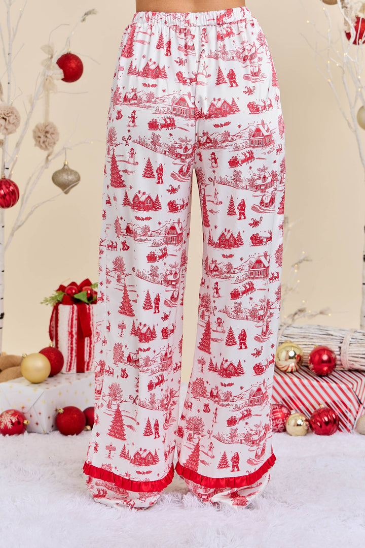 Festive Bow Pajama Set