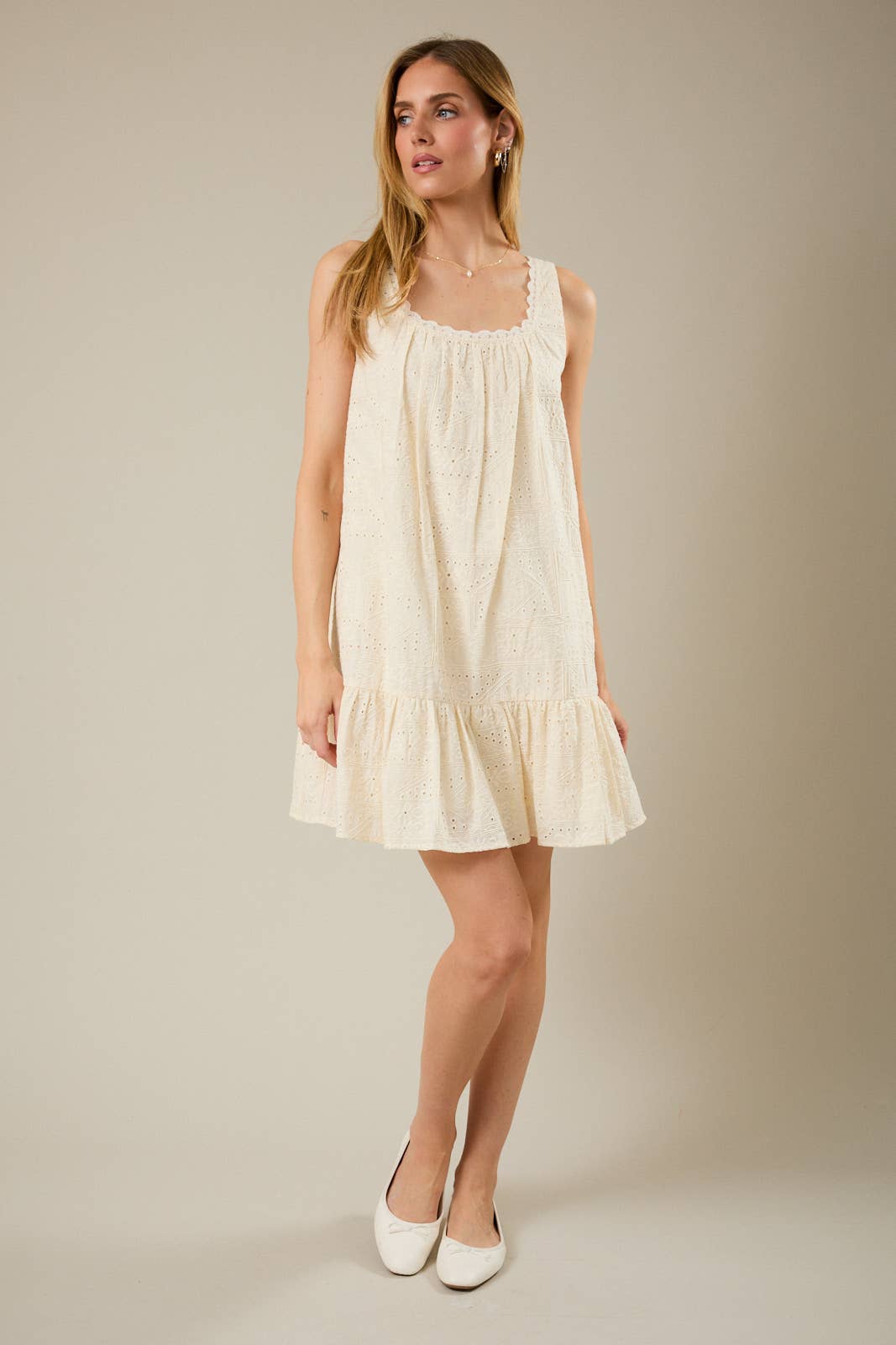 Babydoll Floral Dress - Baycreek & Co
