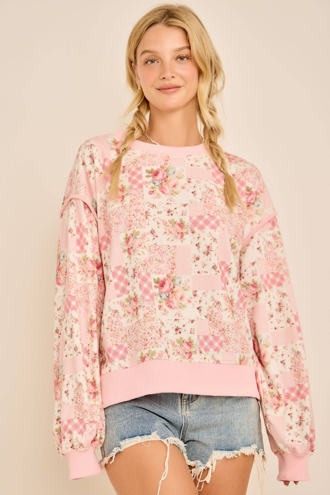Poppy Flower Crewneck - Baycreek & Co