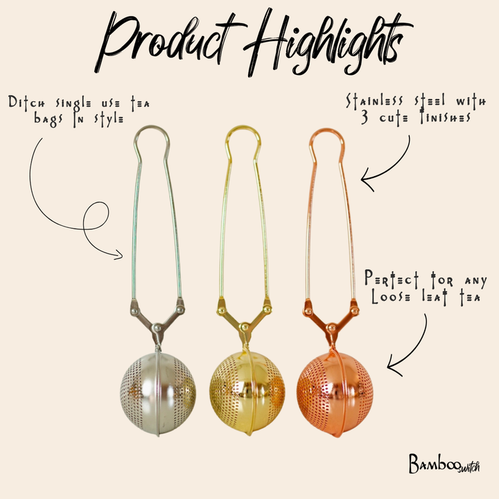 Stainless Steel Tea Strainer | Faire Market Bestseller - Baycreek & Co