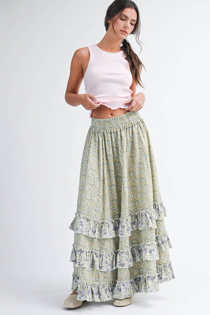 Kenz Floral Skirt - Baycreek & Co