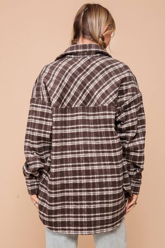 Marlowe Plaid Shacket - Baycreek & Co
