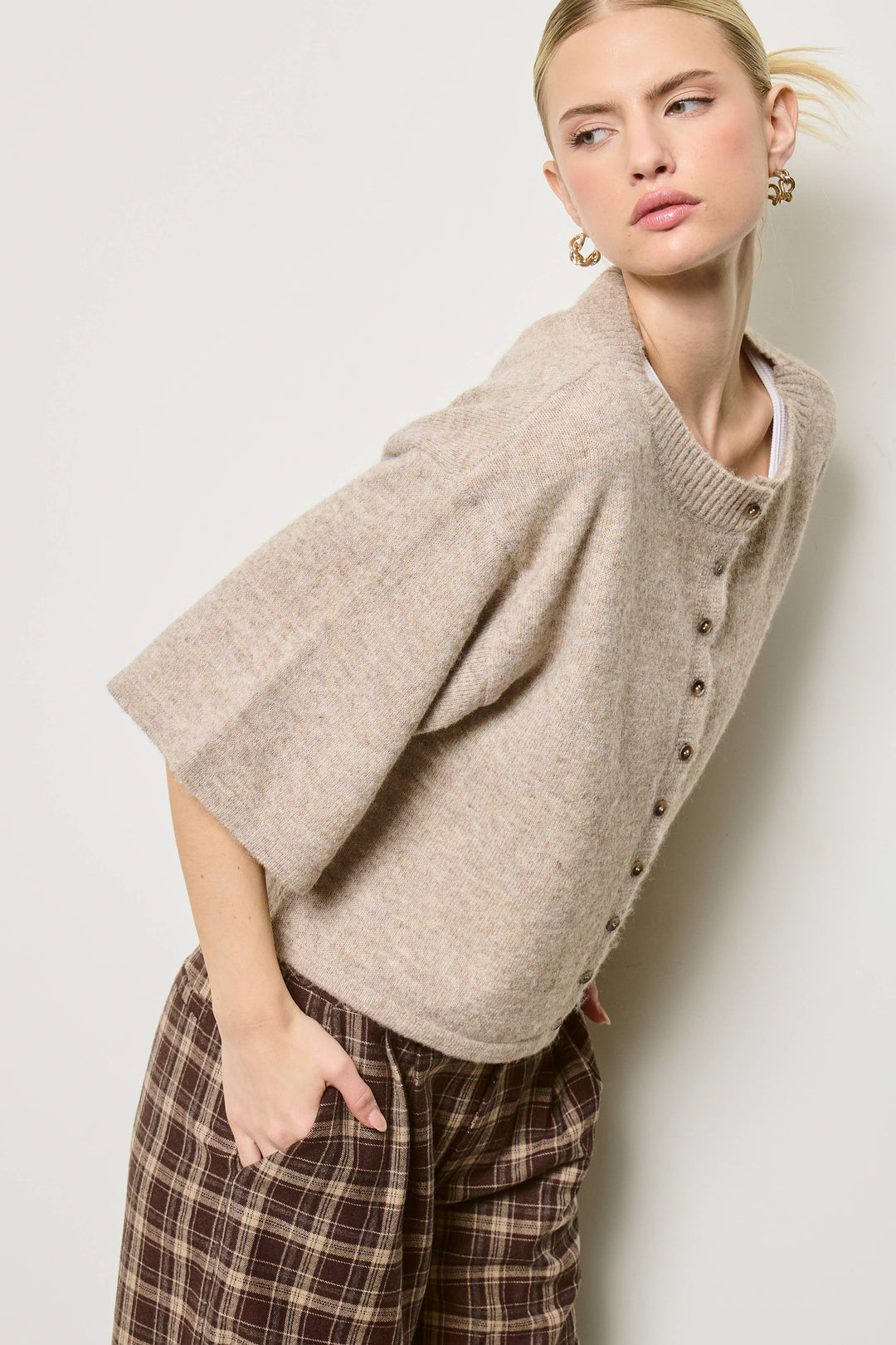 Jeanette Half Sleeve Cardigan