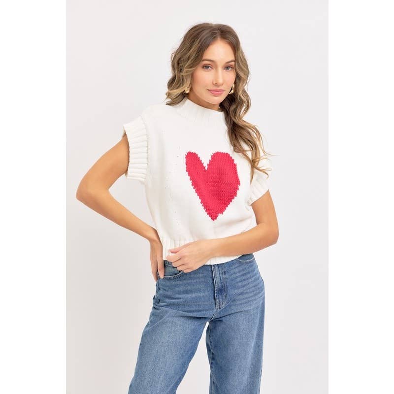 Valentine Mock Neck Sweater