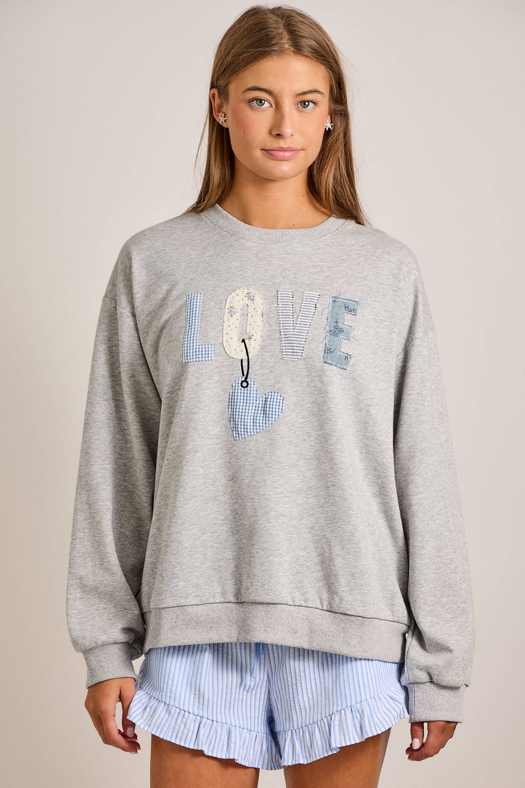Love Patch Sweatshirt - Baycreek & Co