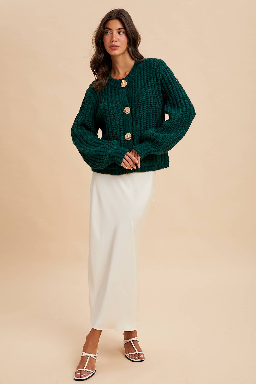Evergreen Chunky Cardigan