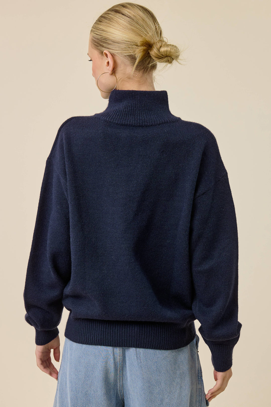 Navy Half Zip