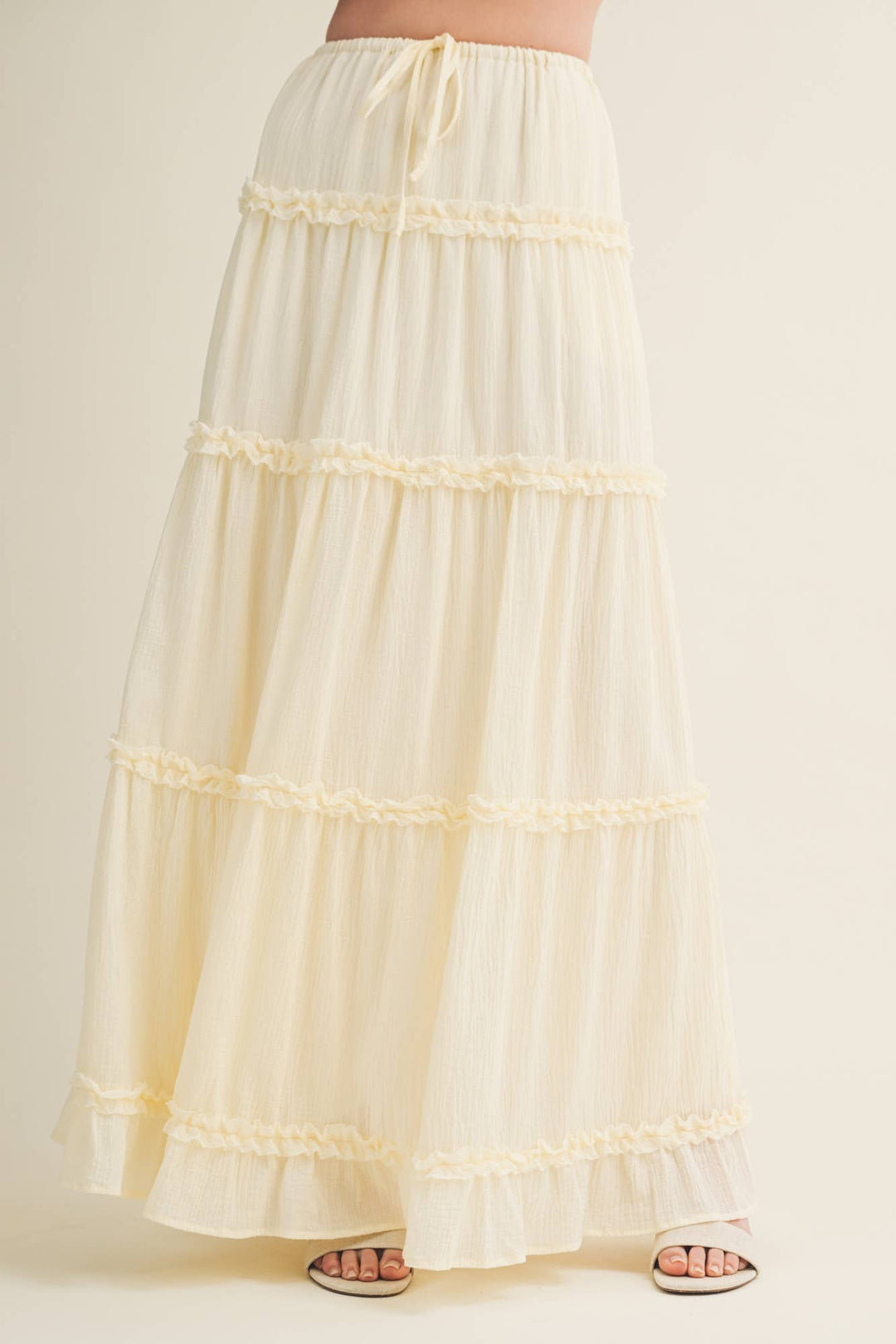 Ruffle Tier Maxi Skirt - Baycreek & Co