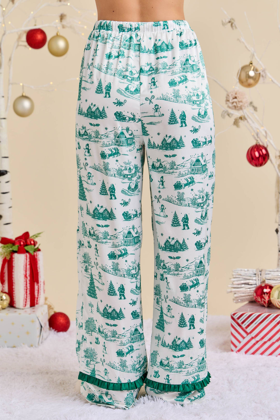Festive Bow Pajama Set