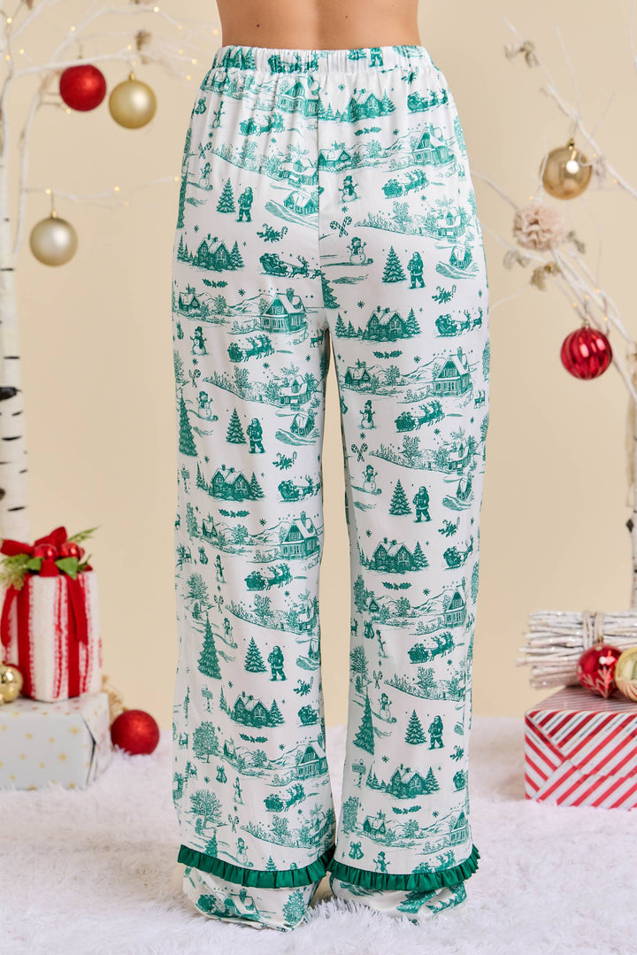 Festive Bow Pajama Set
