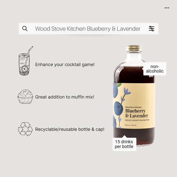 Blueberry and Lavender Cocktail - Baycreek & Co