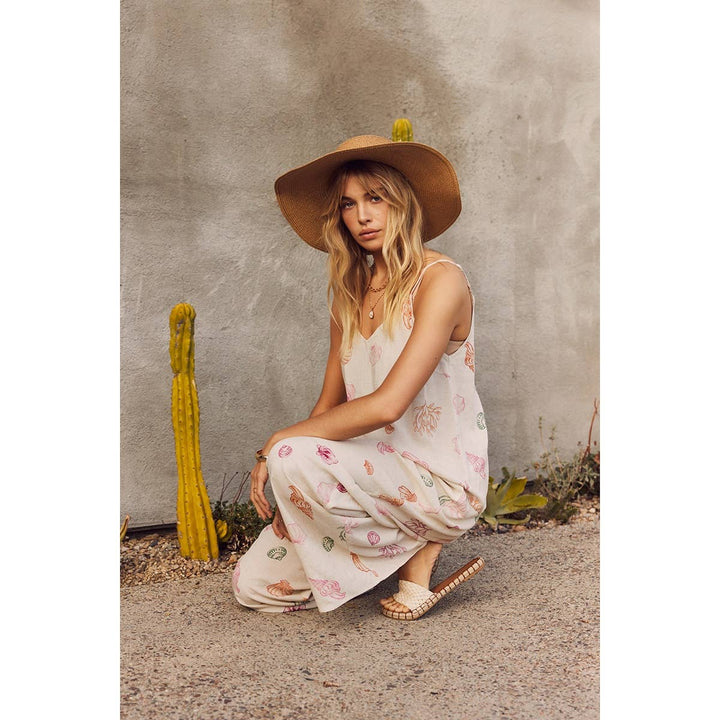 Seashell Wide Leg Bottoms - Baycreek & Co