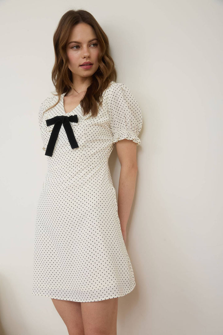 Polka Dot Midi Dress
