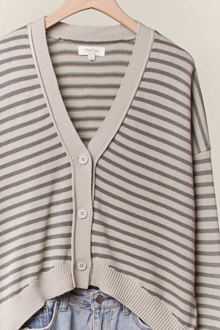 Hazel Stripe Cardigan