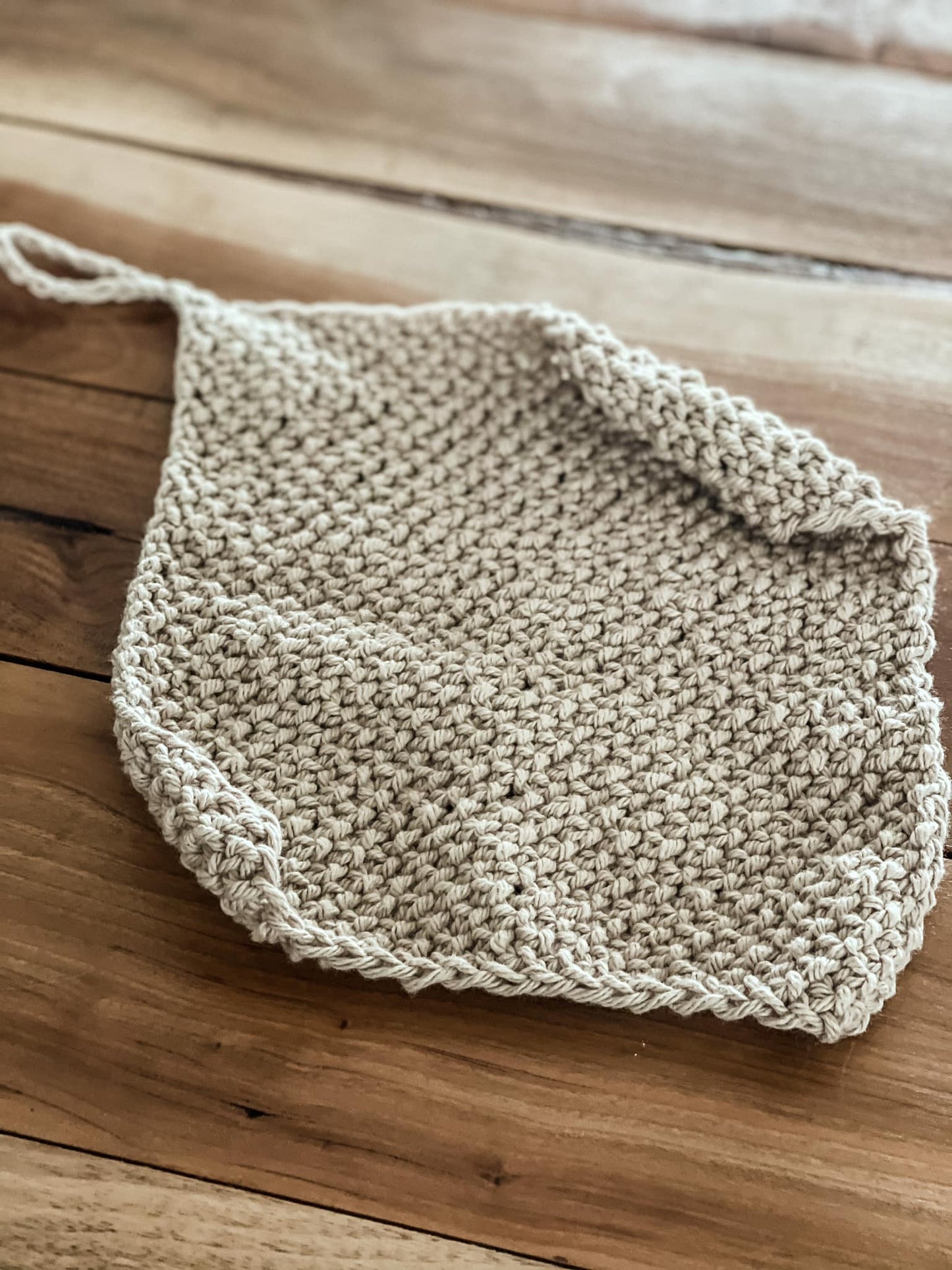 100% Cotton Washcloth Scrubby Hand Knit